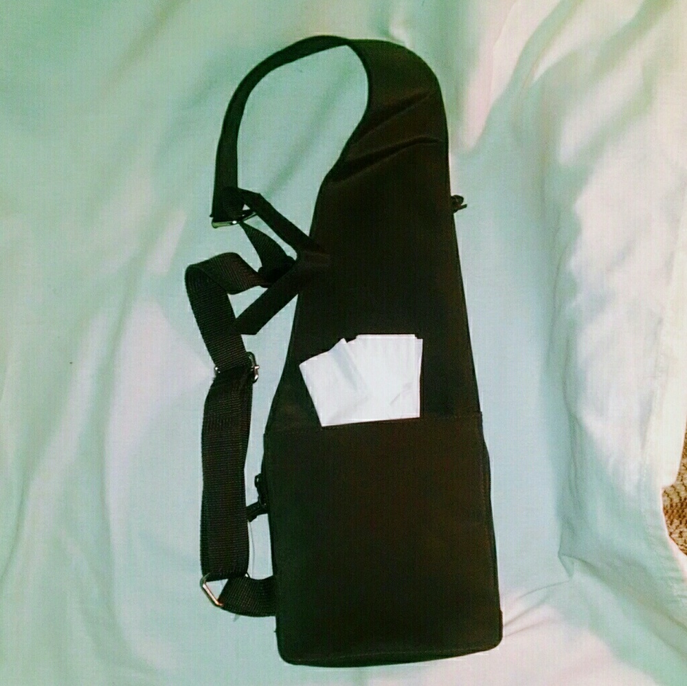 Brown vintage crossbody bag